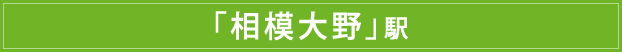 「相模大野」駅